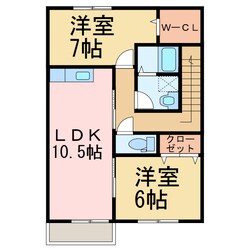 カンファートの物件間取画像